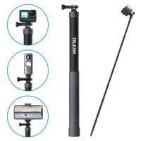 Telesin 3 meter Premium Selfie Stick voor GoPro - Carbon