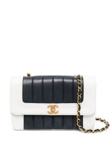 CHANEL Pre-Owned sac porté épaule Mademoiselle (1992) - Blanc