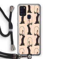 Pop Some Kim: Samsung Galaxy A21s Transparant Hoesje met koord