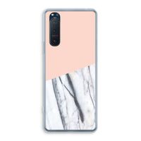 A touch of peach: Sony Xperia 5 II Transparant Hoesje