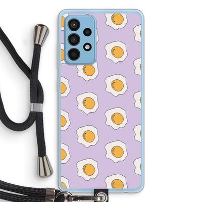 Bacon to my eggs #1: Samsung Galaxy A52 Transparant Hoesje met koord