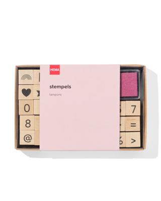 HEMA Stempels Getallen En Figuren 38-delig