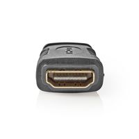 Nedis HDMI-Adapter | HDMI Mini-Connector | HDMI Output | Verguld | Recht | ABS | Zwart | 1 Stuks | Blister - CVGB34906BK - thumbnail