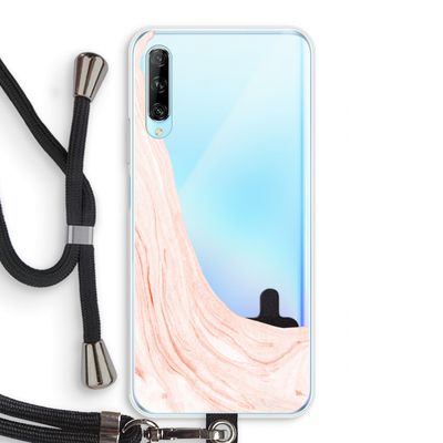 Peach bath: Huawei P Smart Pro Transparant Hoesje met koord