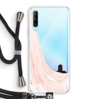 Peach bath: Huawei P Smart Pro Transparant Hoesje met koord