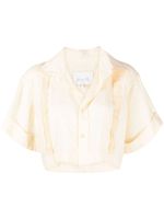 Johanna Ortiz Linnen blouse - Beige - thumbnail