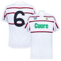 NR Nicola Raccuglia - AC Milan Uitshirt 1983-1984 + Nummer 6 (Baresi)