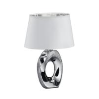 Trio Design tafellampTaba grijs met witte lampenkap - R50511089