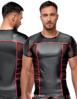 * NEK Strak Mattlook Shirt met Rood, NK2161672