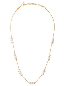 TASAKI collier en or 18ct danger neo Collection Line à perles Akoya - Métallisé