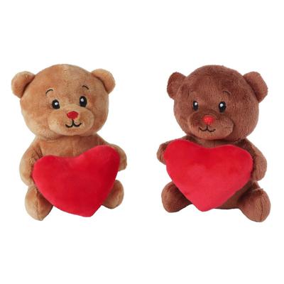 Take Me Home knuffel pluche - beer met hart, 15cm