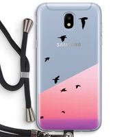 Fly away: Samsung Galaxy J5 (2017) Transparant Hoesje met koord