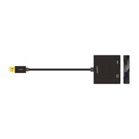 LogiLink UA0234 USB / VGA / HDMI Adapter [1x USB 3.2 Gen 1 stekker A (USB 3.0) - 1x VGA-bus, HDMI-bus] Zwart 10.00 cm