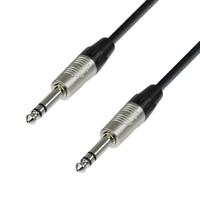 Adam Hall 4 Star BVV 0060 gebalanceerde Jack TRS instrumentkabel 0,6 m