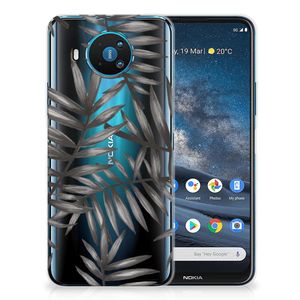 Nokia 8.3 TPU Case Leaves Grey