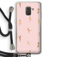 Dans #2: Samsung Galaxy A8 (2018) Transparant Hoesje met koord