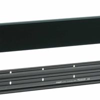 Kabelgoot Plint Kanaal zwart 20 x 80 mm zwart afdekking = deksel 2 meter prijs per meter