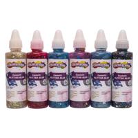 Colorations - confetti glitterlijm 118 ml, 6st.