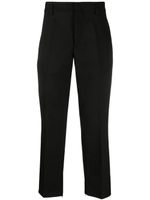 Off-White pantalon droit à taille haute - Noir