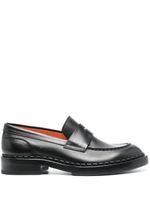 Santoni mocassins Alfie à bout rond - Noir