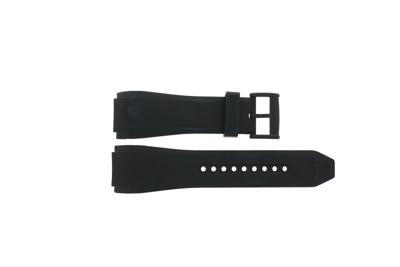 Horlogeband Zodiac ZO8508 Rubber Zwart 28mm