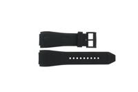 Horlogeband Zodiac ZO8508 Rubber Zwart 28mm