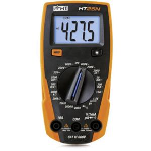 HT Instruments HT25N Multimeter Digitaal CAT III 600 V Weergave (counts): 2000