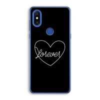 Forever heart black: Xiaomi Mi Mix 3 Transparant Hoesje