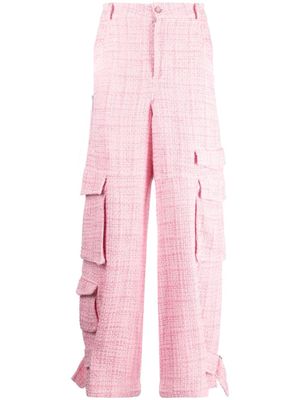 GCDS pantalon Ultracargo à coupe ample - Rose