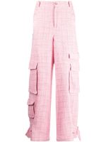 GCDS pantalon Ultracargo à coupe ample - Rose
