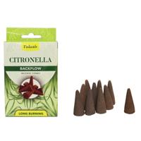 Wierook kegeltjes in huisgeur Citronella - 10x kleine kegeltjes - Sterke citrus geur Wierook kegeltjes in huisgeur Citronella - 10x kleine kegeltjes - Sterke citrus geur