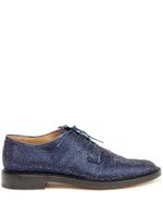 Maison Margiela derbies Tabi à design strassé - Bleu