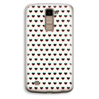 Hartjes: LG K10 (2016) Transparant Hoesje