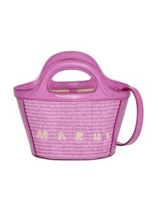 Marni Kids sac Tropicalia à logo brodé - Rose