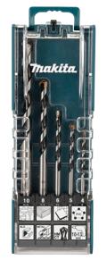 Makita E-14255 Carbide Multifunctionele boorset 5-delig 4 mm, 5 mm, 6 mm, 8 mm, 10 mm Snelspanboorhouder 1 set(s)