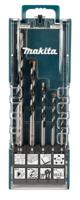 Makita E-14255 Carbide Multifunctionele boorset 5-delig 4 mm, 5 mm, 6 mm, 8 mm, 10 mm Snelspanboorhouder 1 set(s)