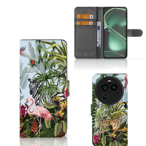 Telefoonhoesje met Pasjes voor OPPO Find X6 Pro Jungle