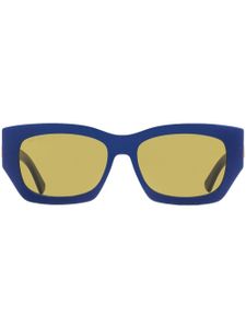 Jimmy Choo Eyewear lunettes de soleil rectangulaires Cami - Bleu