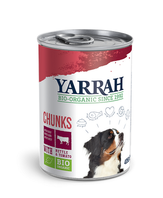 Yarrah Dog Brokjes Saus Rund 405gr