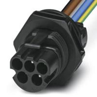 Phoenix Contact 1409212 Apparaatconnector achterwand PRC 5-FT25-MC4-150 Zwart, Blauw, Grijs, Bruin, Groen, Geel Inhoud: 10 stuk(s)