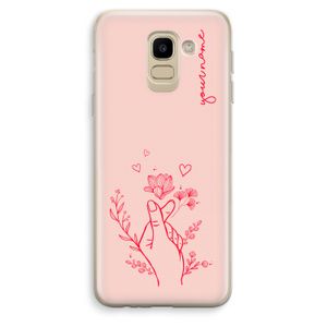 Giving Flowers: Samsung Galaxy J6 (2018) Transparant Hoesje