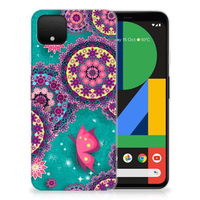 Google Pixel 4 XL | Hoesje maken | Cirkels en Vlinders
