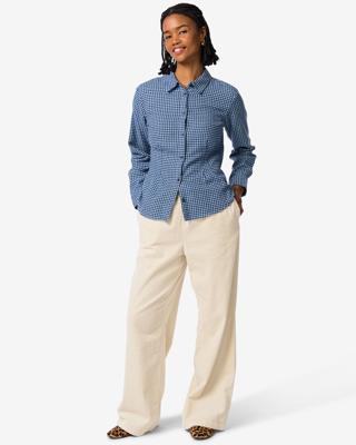 HEMA Damesbroek Lena corduroy gebroken wit (gebroken wit)