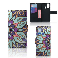 Samsung Galaxy M31 Hoesje Purple Flower