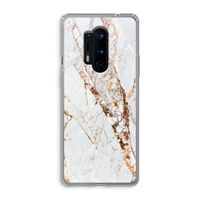 Goud marmer: OnePlus 8 Pro Transparant Hoesje