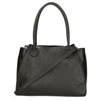 Fred de la Bretoniere Handbag Soft Grain black  Damestas - thumbnail