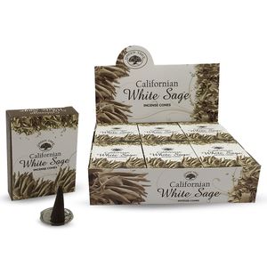 Green Tree Wierook Kegel Californian White Sage (12 pakjes)