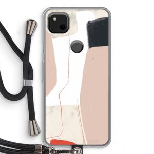 Lava: Pixel 4a Transparant Hoesje met koord