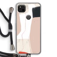Lava: Pixel 4a Transparant Hoesje met koord Lava: Pixel 4a Transparant Hoesje met koord