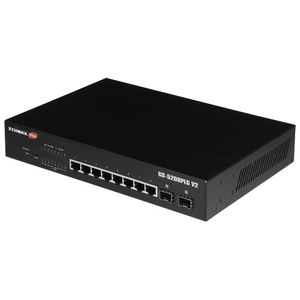 Edimax GS-5208PLG V2 netwerk-switch Managed Gigabit Ethernet (10/100/1000) Power over Ethernet (PoE) Zwart